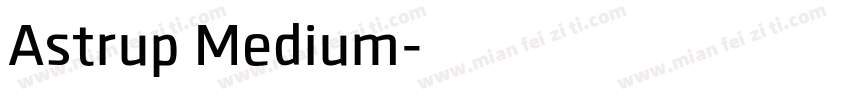 Astrup Medium字体转换